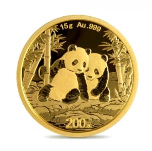 中国 2026 パンダ 200元 15グラム 金貨