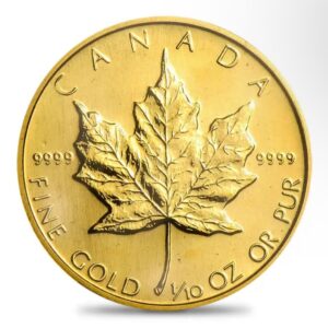カナダ メイプルリーフ 5ドル 1/10オンス